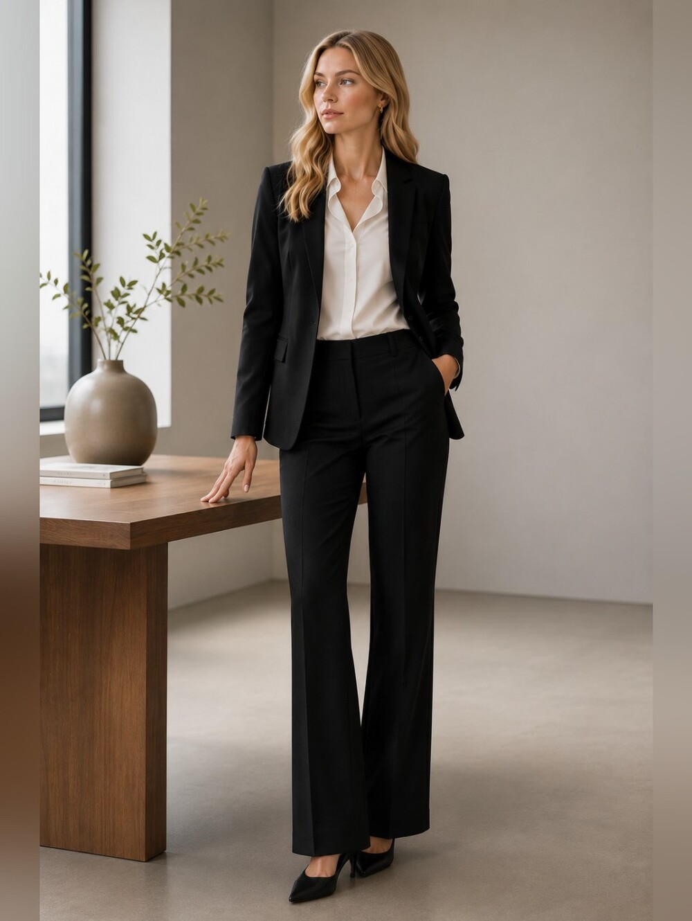 Banana Republic Martin Fit Wool Dress Pants